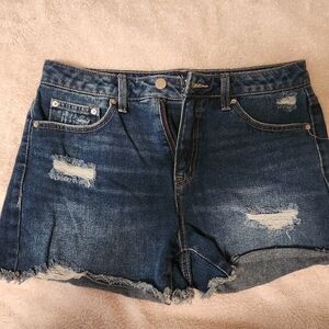 Distressed Women Shorts
